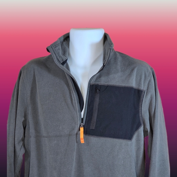 Timberland Zip-Up Mock-Neck Sweatshirt - Picture 4 of 7